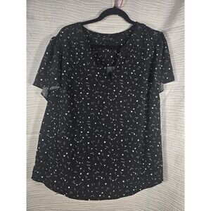 Hilary Radley Women's Top, Black, Size XXL (1)